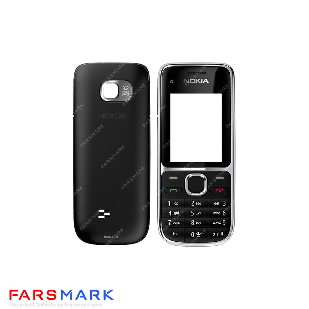 قاب پشت و رو گوشی نوکیا Nokia C2-01
