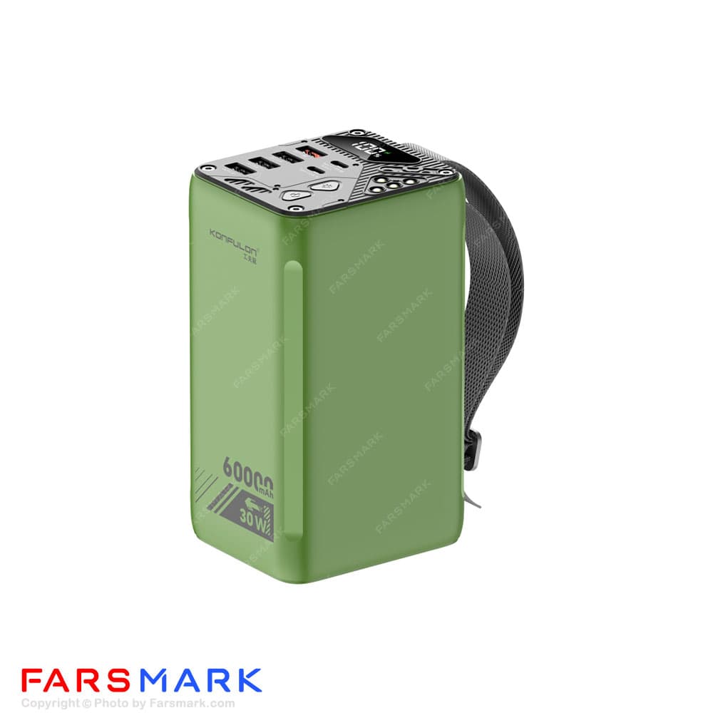 پاوربانک اصلی کانفلون Konfulon A47Q 60000mAh 22.5W — تصویر ۲