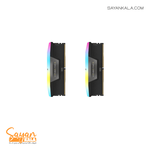 رم دسکتاپ کورسیر مدل RAM CORSAIR Vengeance RGB DUAL 32GB 6000MHZ