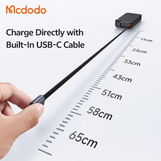 پاوربانک 30 وات 10000 مک دودو مدل MC-3870 با کابل شارژ کد 8828 — تصویر ۸