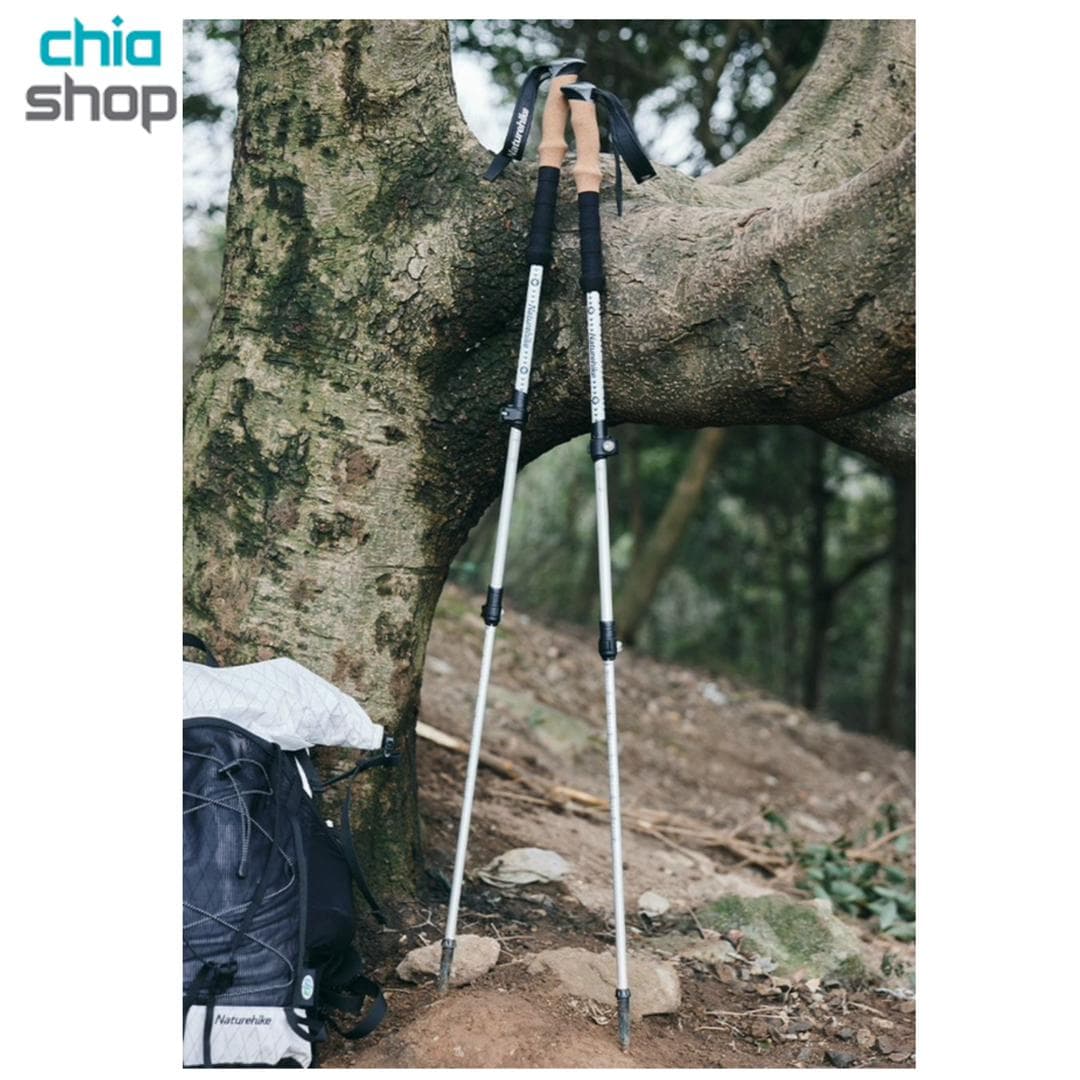 باتوم کوهنوردی سه بخش آلیاژ آلومینیوم لینگ فنگ نیچرهایک CNH22DS002 (جفت) — تصویر ۵