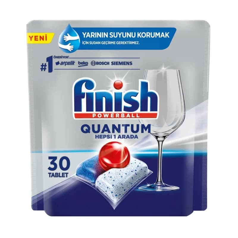 قرص ظرفشویی فینیش Finish مدل Quantom بسته 30 عددی — تصویر ۲