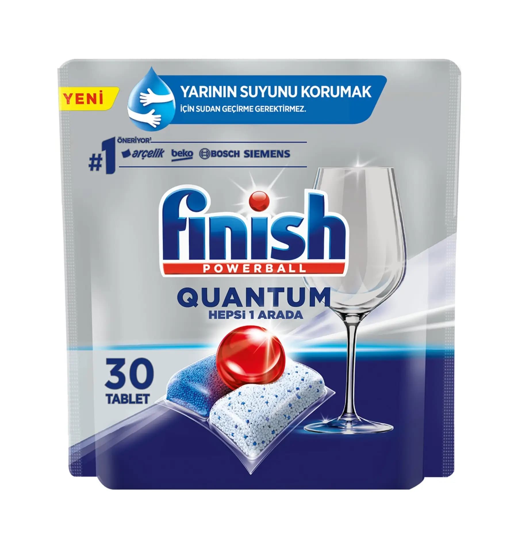 قرص ظرفشویی فینیش Finish مدل Quantom بسته 30 عددی
