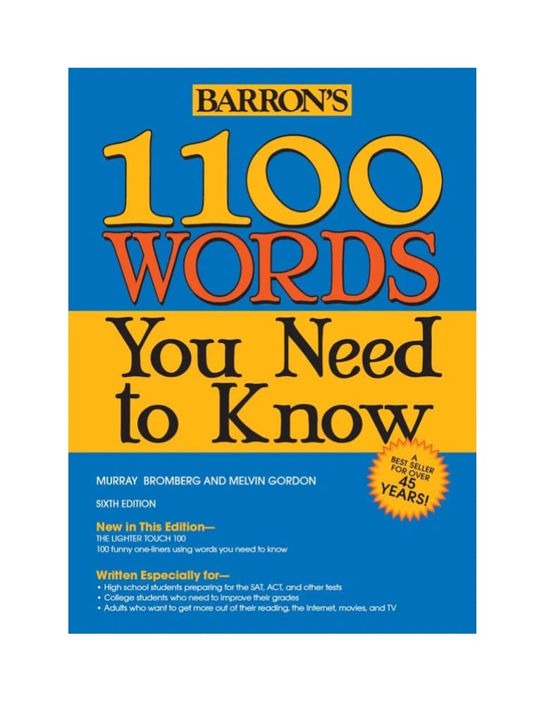 کتاب ۱۱۰۰ واژه که باید بدانید (1100 Words You Need to Know) نسخه انگلیسی PDF | موری برامبرگ