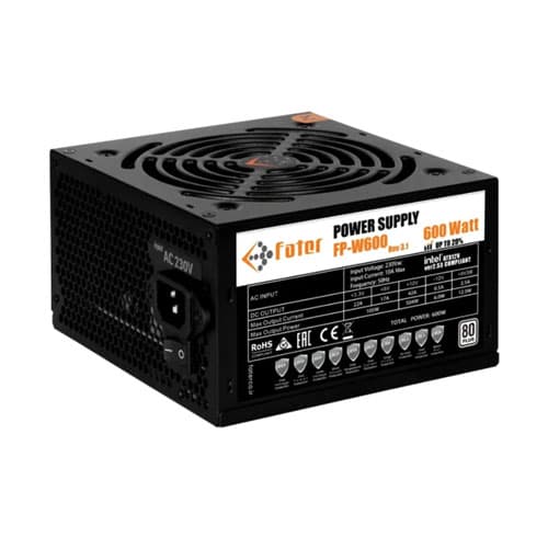 Fater FP-W600 600W ATX 2.53 80PLUS Non Modular PSU Power