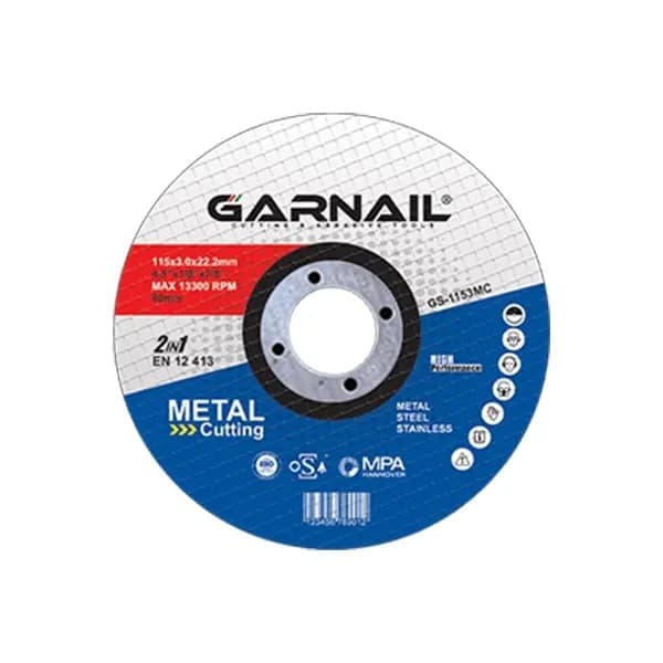 صفحه آهن و استیل بر مینی گارنیل 115×3 میلی متر مدل GS-1153MC-مجموعه ( 5 عددی )