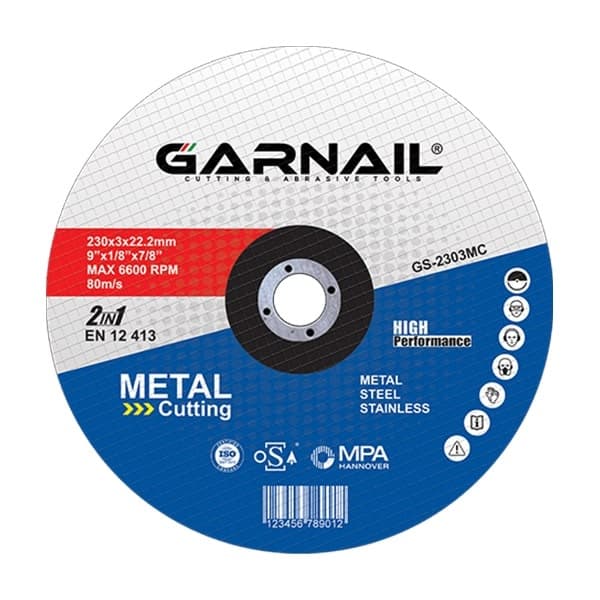 صفحه آهن و استیل بر گارنیل 230×3 میلی متر مدل GS-2303MC-مجموعه ( 5 عددی )
