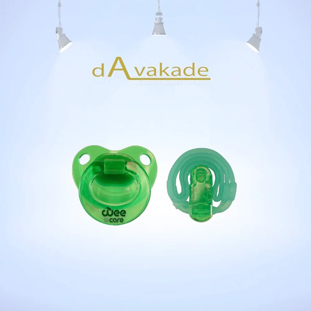 پستانک ارتودنسی به همراه بند سیلیکونی سایز 2 وی کر WEE CARE P151