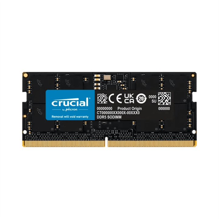 Crucial 8GB 4800MHz CL40 DDR5 Laptop Memory
