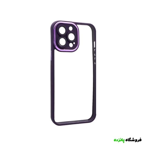 قاب New Skin آیفون 12 پرو مکس محافظ لنز گلس دار – بنفش
