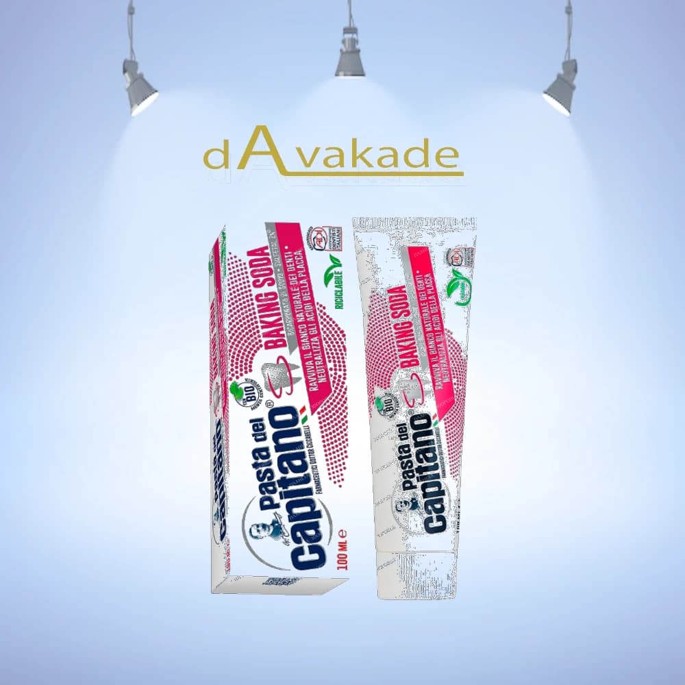 خمیر دندان جوش شیرین BAKING SODA CAPITANO