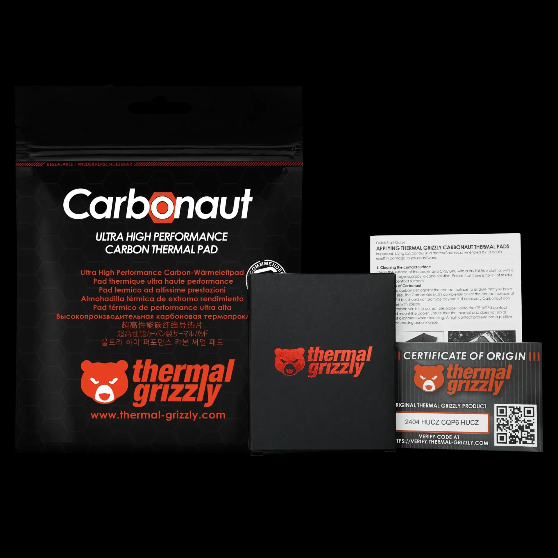 پد حرارتی کربنی ترمال گریزلی Carbonaut مدل TG-CA-31-25-02، ابعاد 31×25 میلی‌متر، ضخامت 0.2 میلی‌متر، 1 عدد — تصویر ۳