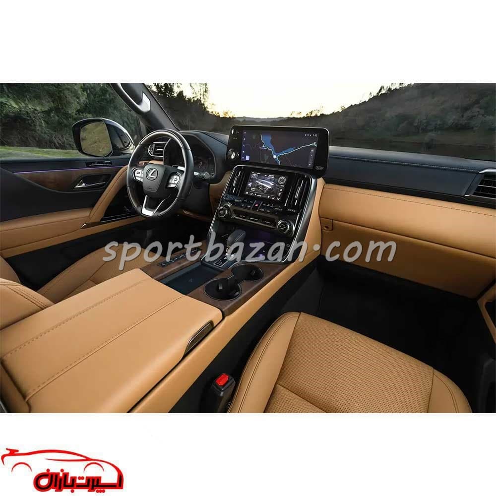 محافظ کامل کنسول و مانیتور لکسوس LX 600 به همراه محافظ دستگیره درب