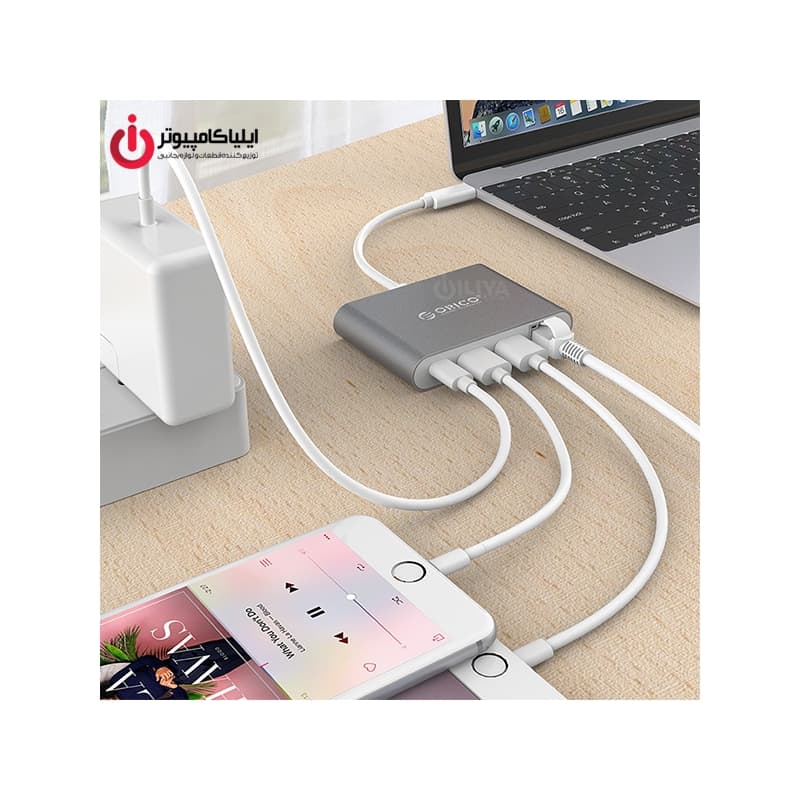 هاب USB3.0 دو پورت اوریکو مدل RCR2A — تصویر ۳