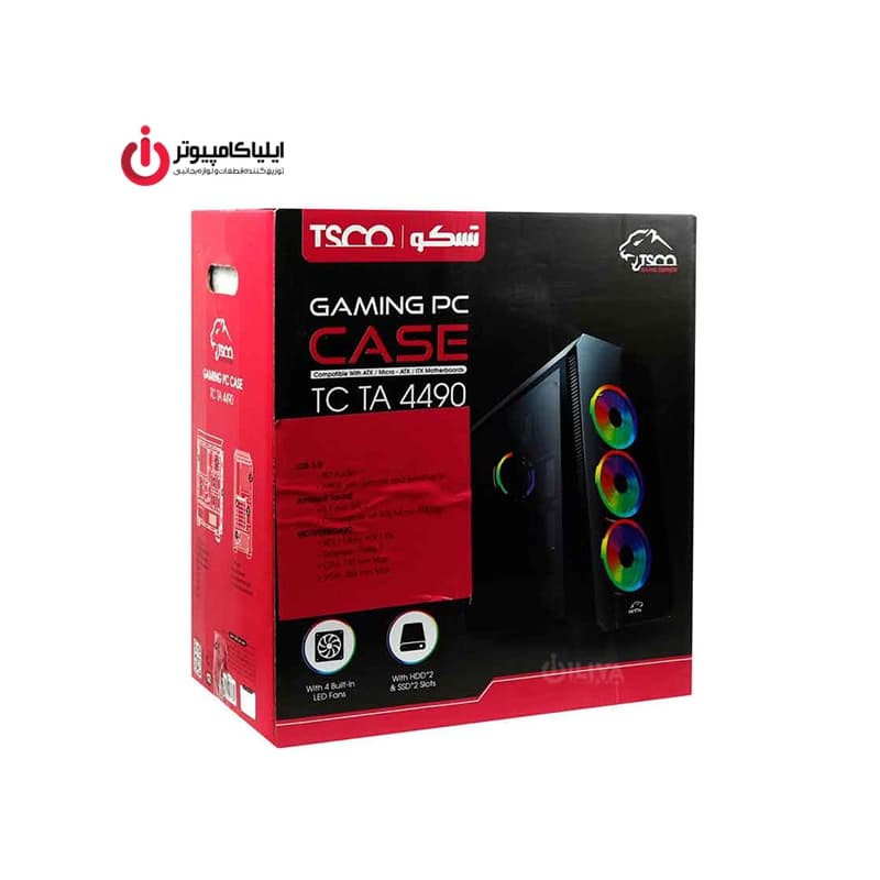 کیس کامپیوتر تسکو مدل TA 4490 — تصویر ۳