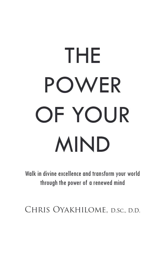 کتاب قدرت ذهن تو (the power of your mind) نسخه انگلیسی PDF | کریس اویاخیلومه