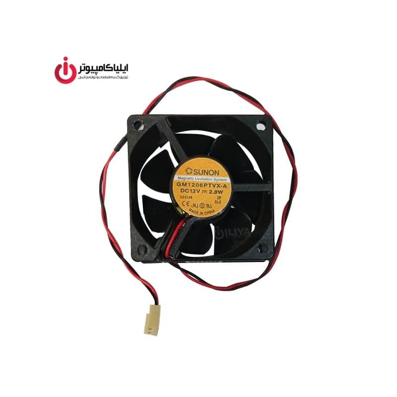 فن خنک کننده 6*6 بلبرینگی مدل SUNON GM 1206PTVX قطر 2.5 سانتیمتر — تصویر ۲