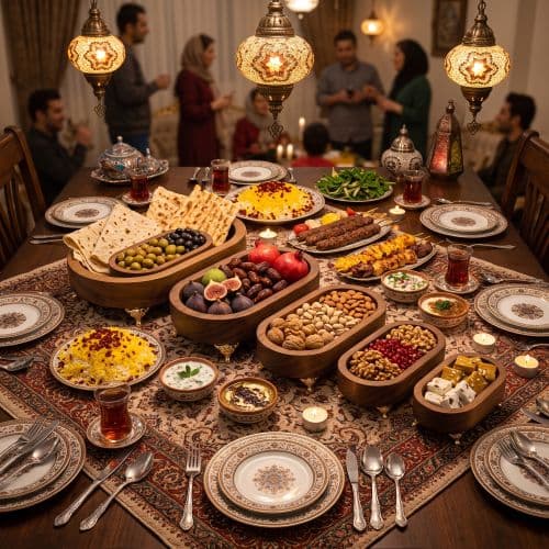 ست 5 تکه ظروف مزه خوری چوبی پایه دار مدل بیضی — تصویر ۶