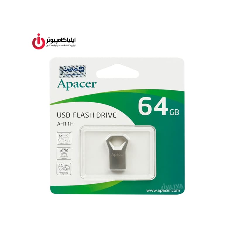 فلش مموری USB2.0 اپیسر مدل AH11H ظرفیت 64 گیگابایت — تصویر ۲
