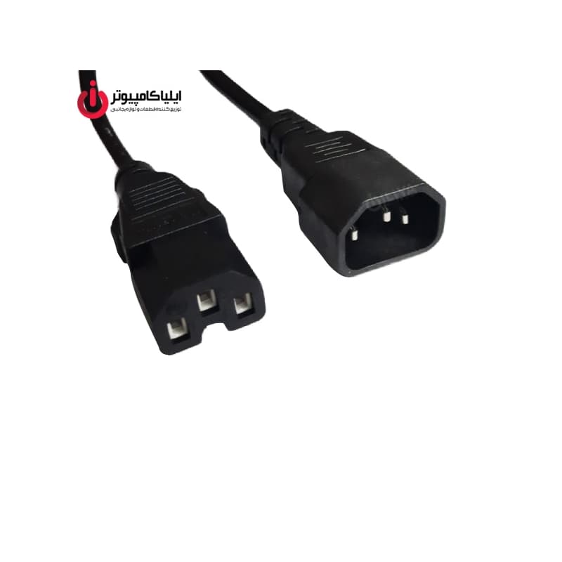 کابل برق Back To Back کامپیوتر 3C*0.75mm ونتولینک به طول 1.5 متر