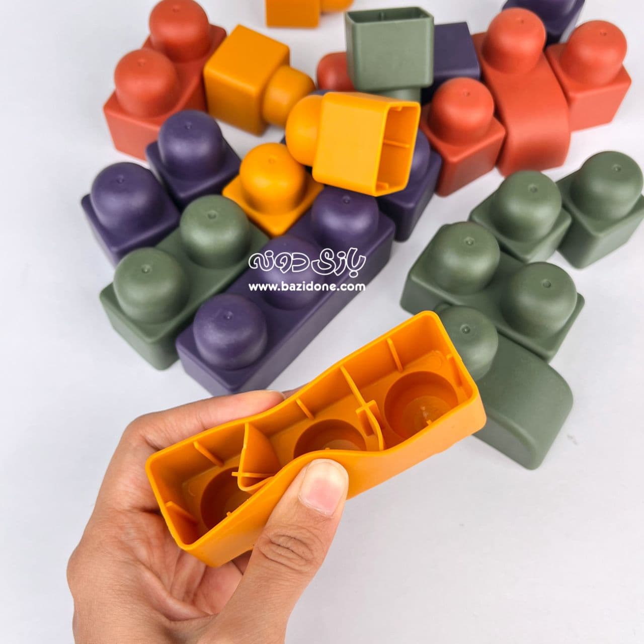 لگو سیلیکونی ۳۷ تکه چرخدار — تصویر ۳