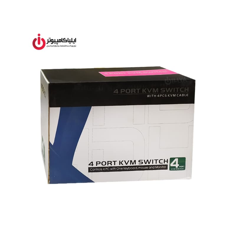 سوئیچ کی وی ام اتوماتیک چهار پورت VGA برند V-NET — تصویر ۶