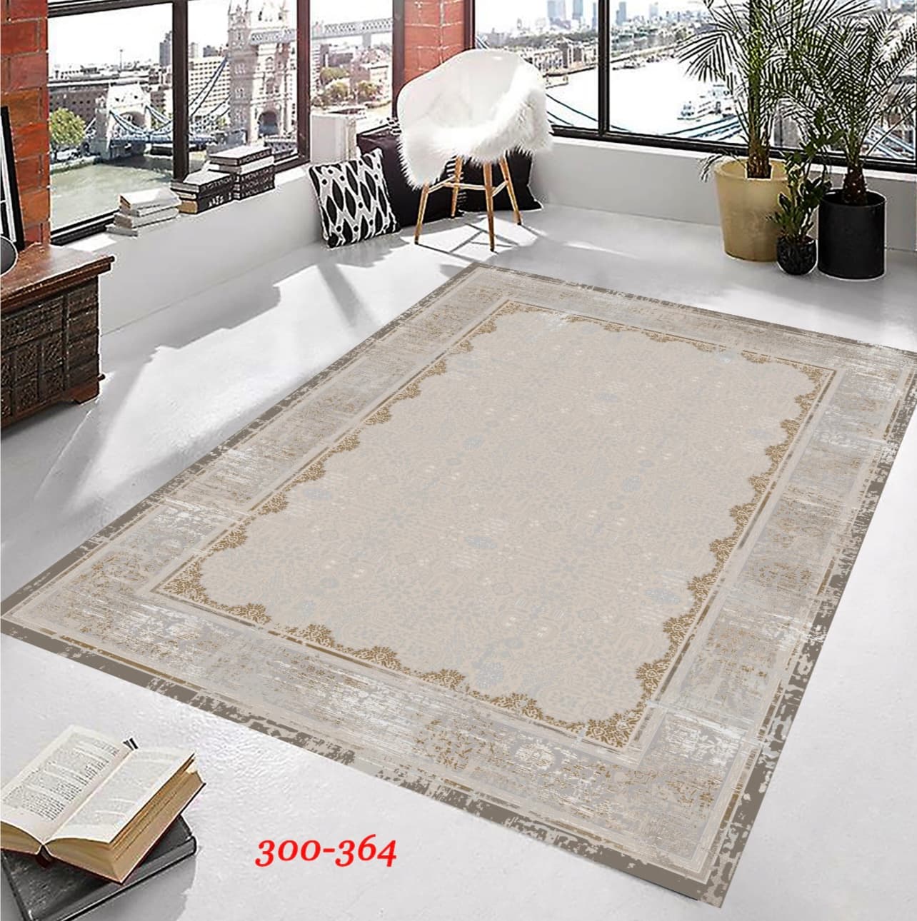 روفرشی طرح وینتیج کد CRUG-VTG-239
