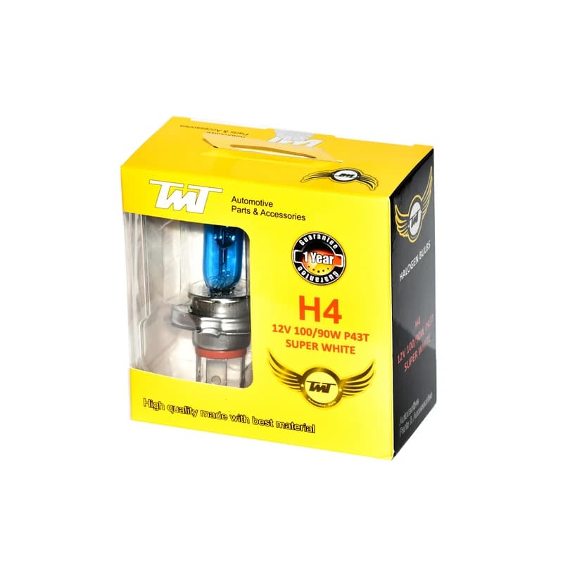 لامپ خودرو هالوژن تی ام تی مدل H4 12v بسته دو عددی کد K13804 — تصویر ۲