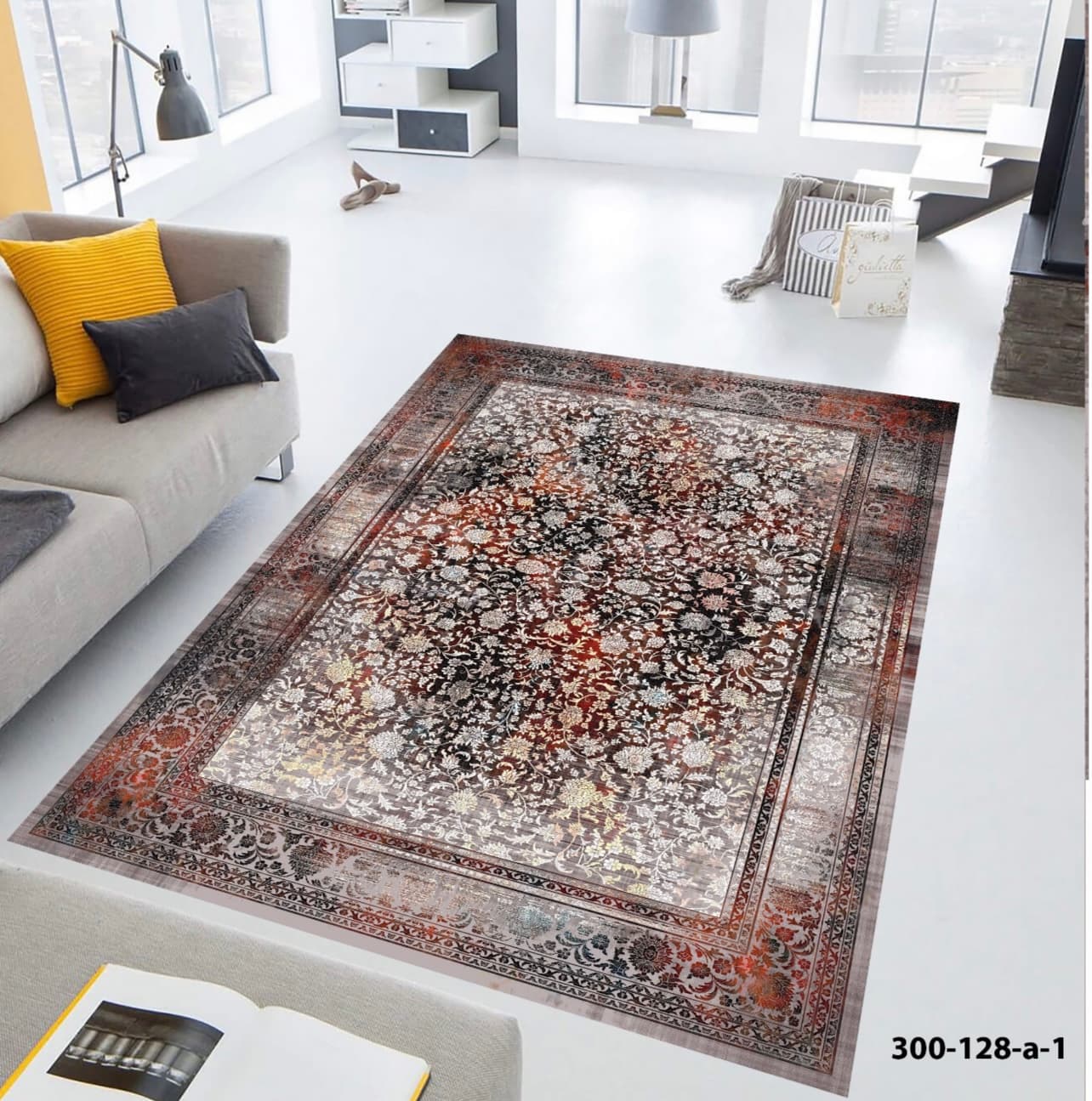 روفرشی طرح وینتیج کد CRUG-VTG-226