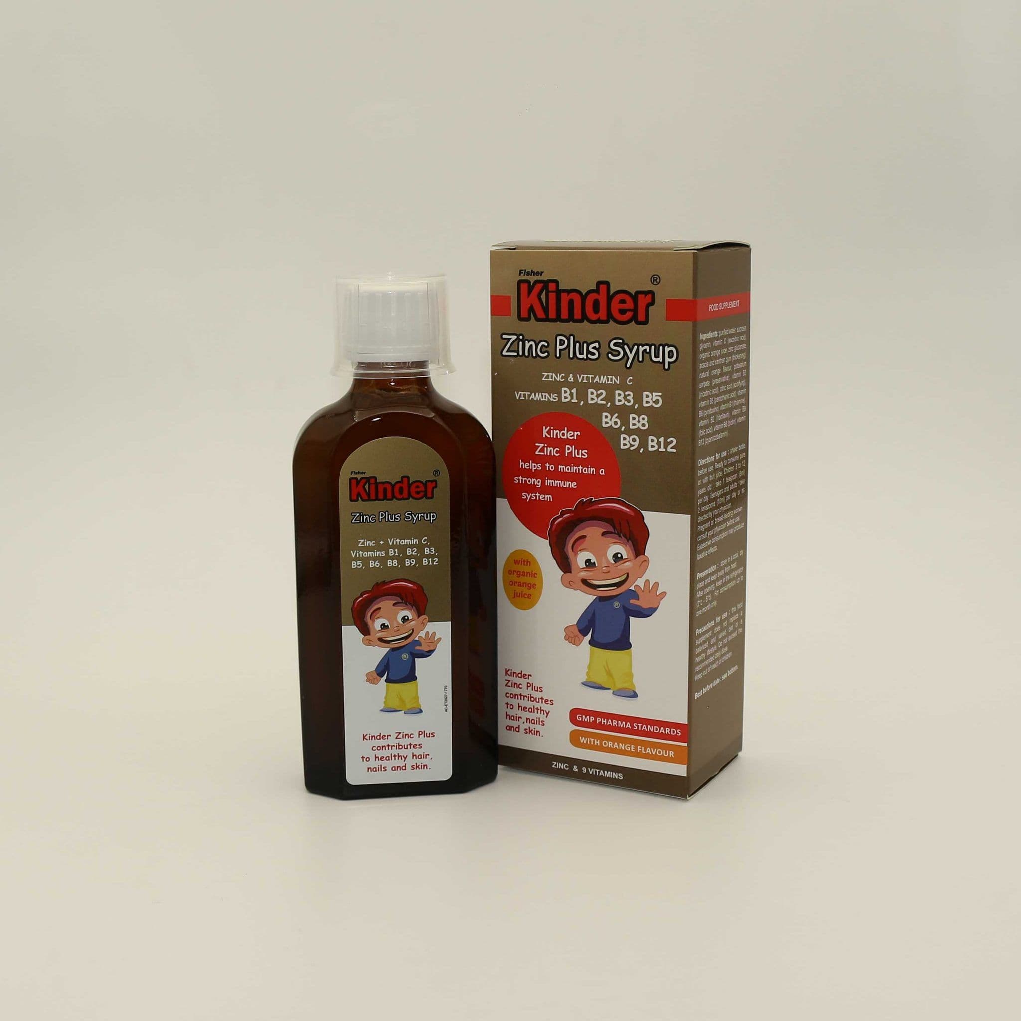 شربت زینک پلاس کیندر | Kinder Zinc Plus Syrup