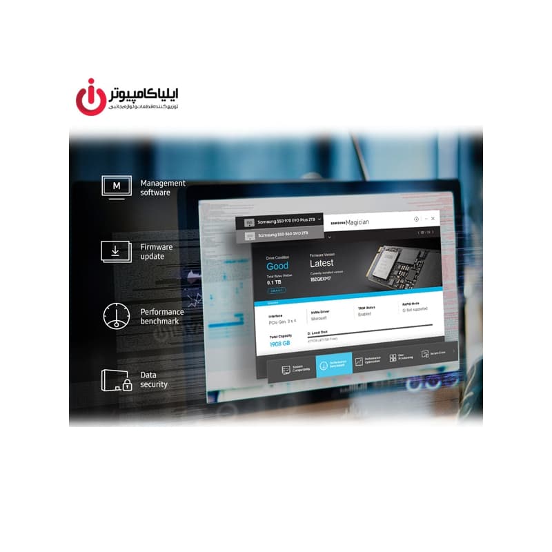 حافظه V-NAND SSD NVME M.2 سامسونگ مدل 970 EVO Plus ظرفیت 500 گیگابایت — تصویر ۴