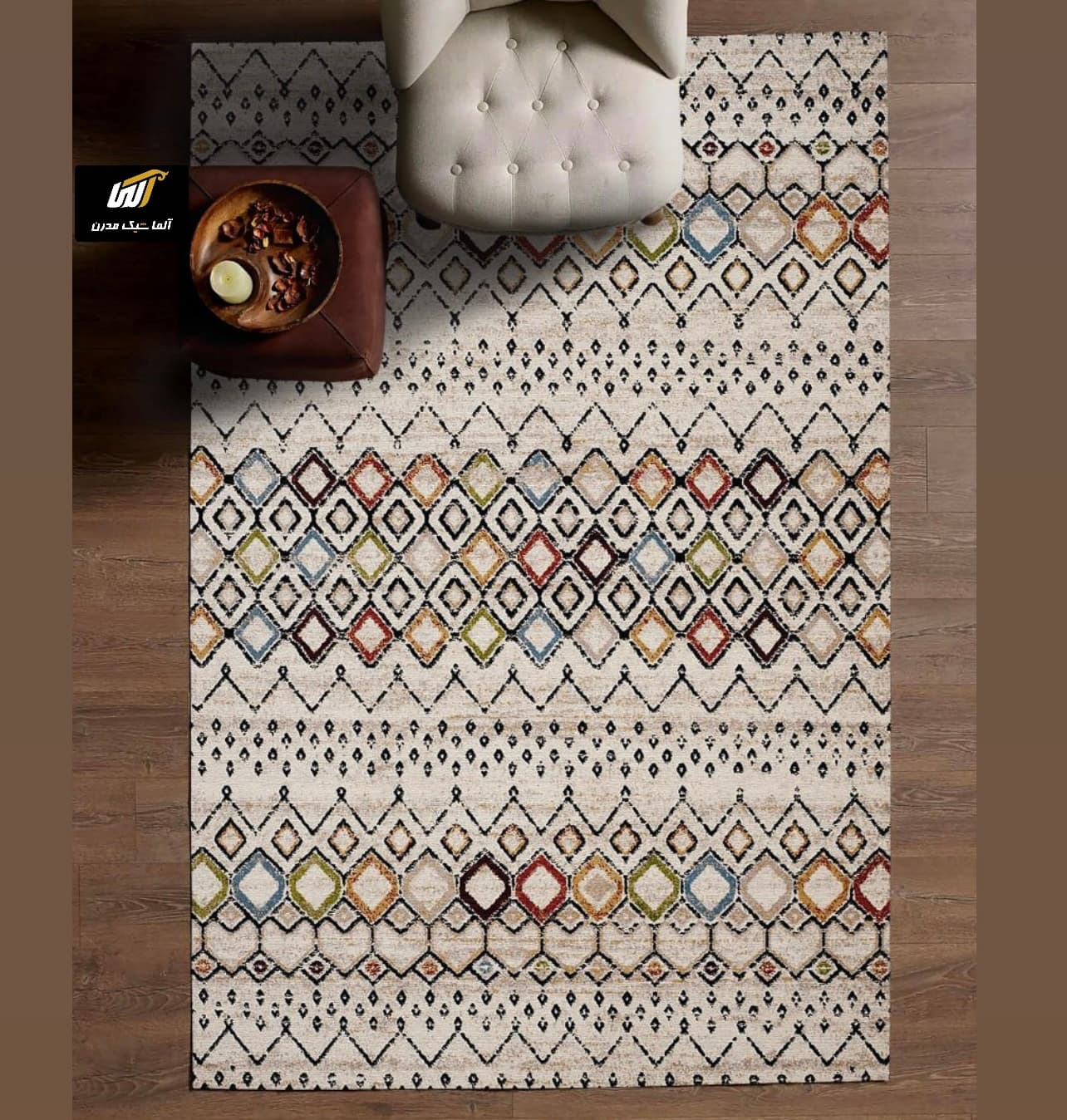 روفرشی طرح مدرن کد CRUG-MOD-1042