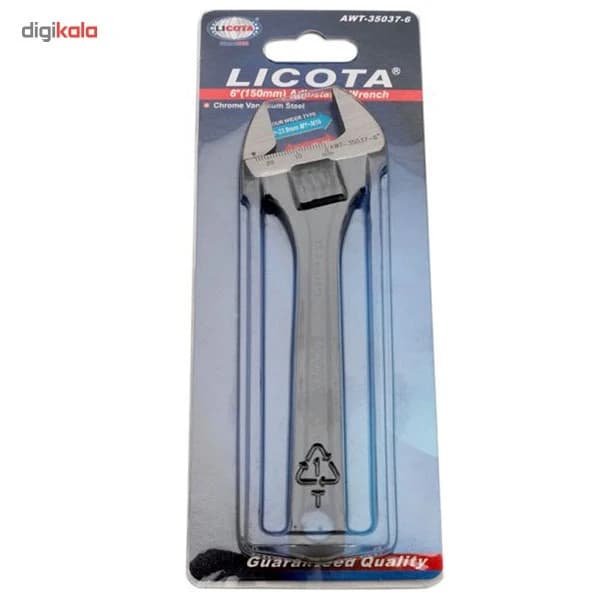 آچار فرانسه لیکوتا مدل AWT-35037-6 سایز 6 اینچ کد k13498 — تصویر ۲