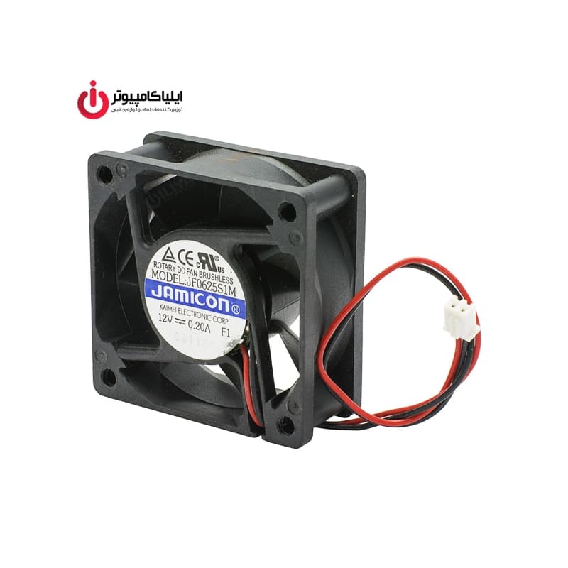فن خنک کننده 6*6 مدل Jamicon JF0625S1M و قطر 2.5 سانتیمتر