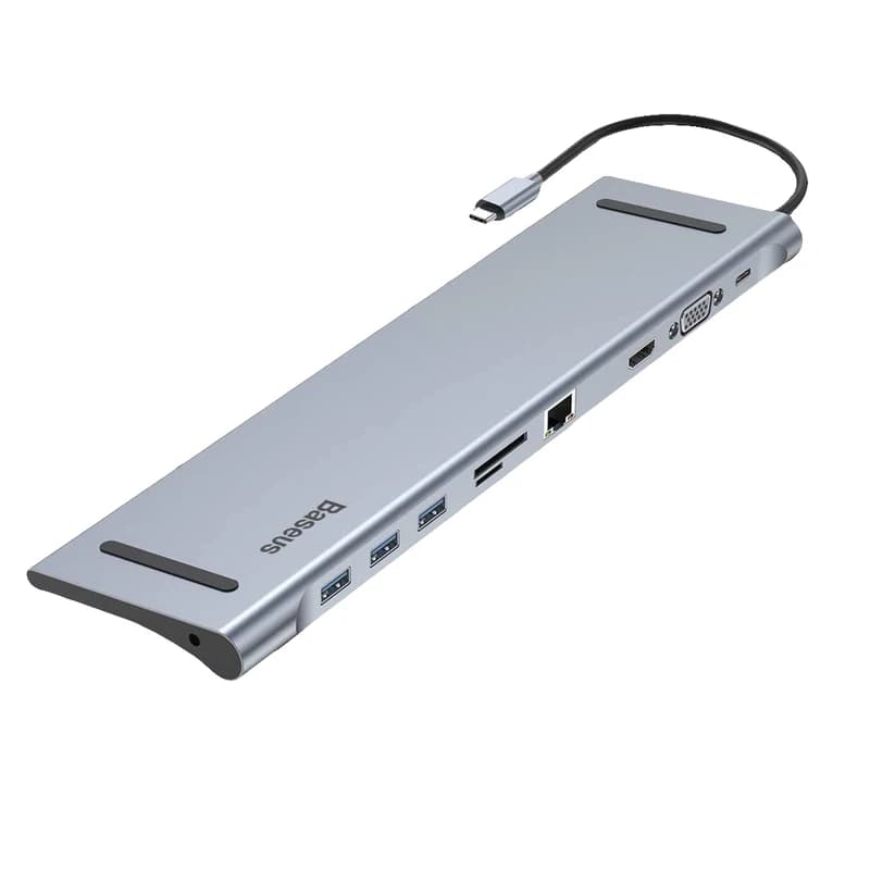 هاب 10 پورت USB-C باسئوس مدل CATSX-F0G 4K کد k13481