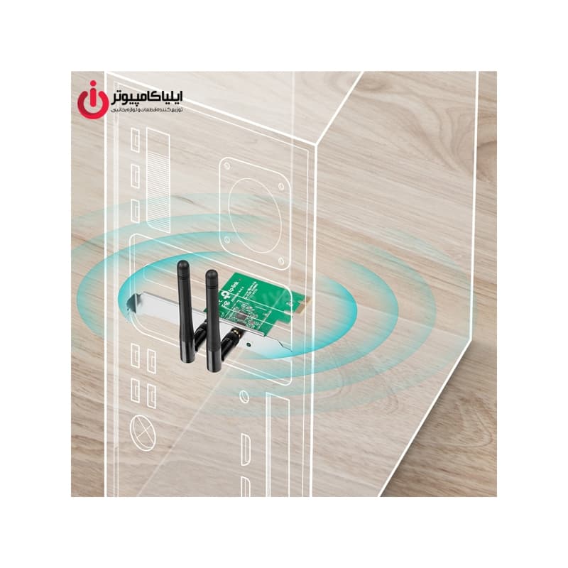 کارت شبکه PCI Express وایرلس تی پی لینک مدل TL-WN881ND — تصویر ۳
