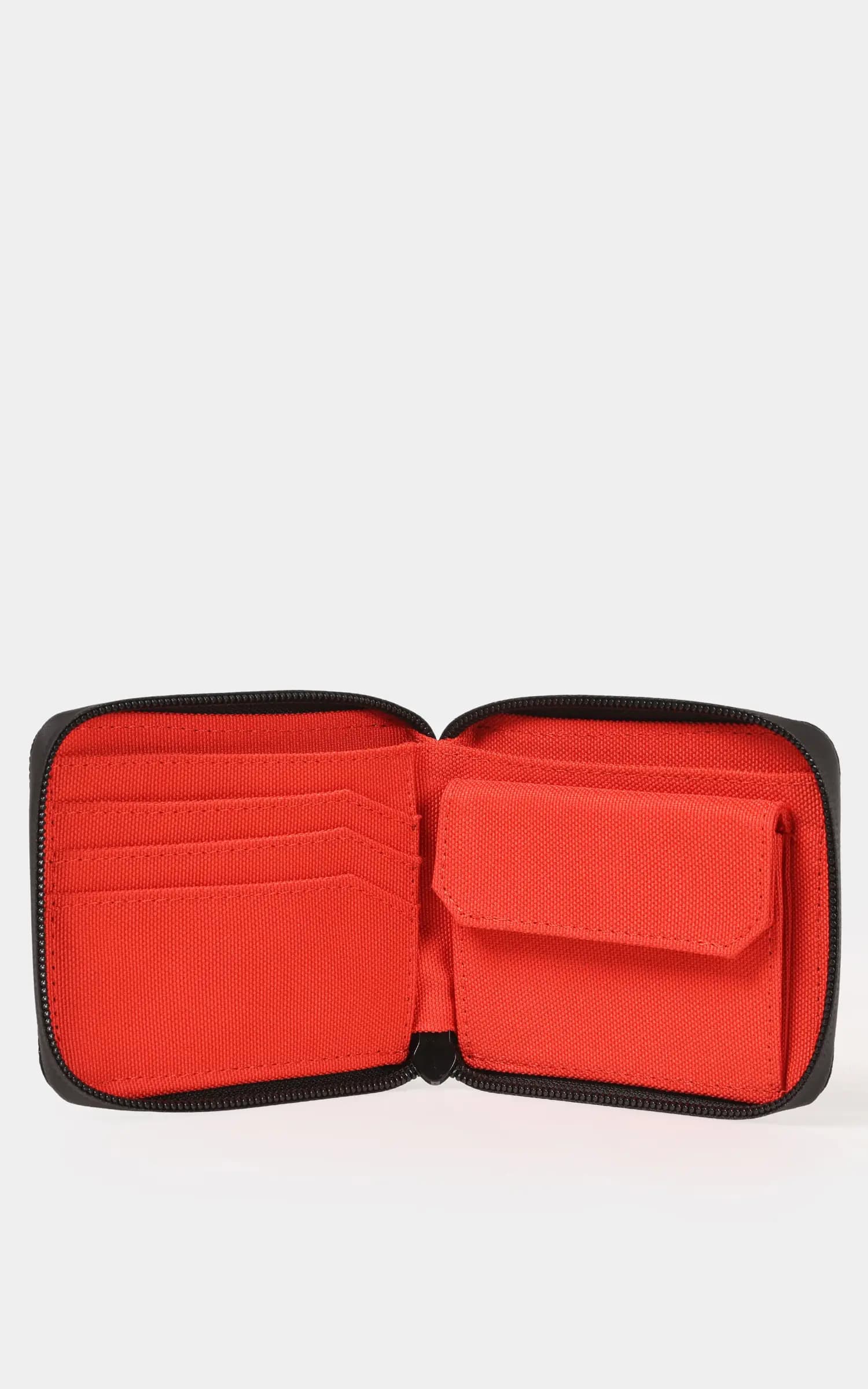 کیف جاکارتی زیپ‌دار مشکی با فضای داخلی قرمز COLIN’S کد CL1082247 — تصویر ۴