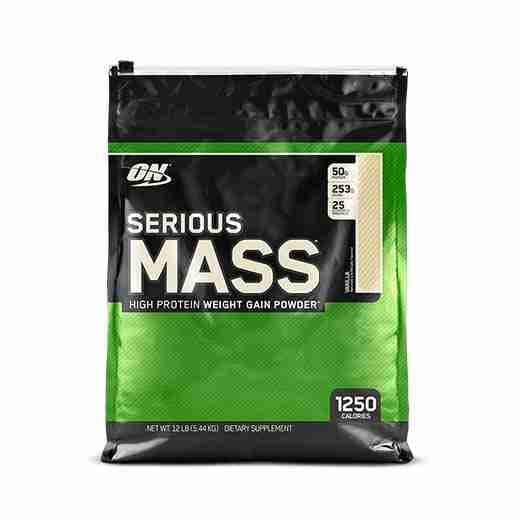پروتئین گینر سریوس مس |optimum nutrition serious mass weight gain powder