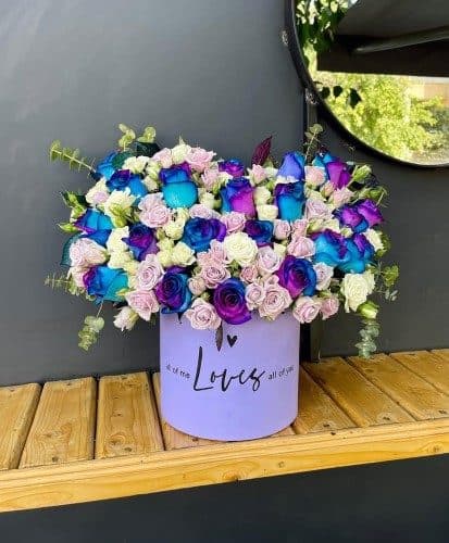 چگونه می‌توان باکس گل برای بیمار مبتلا به فشار خون بالا ارسال کرد؟