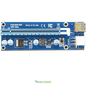 رایزر کارت گرافیک تبدیل پورت PCI 1X به 16X مدل 008s کد k13178