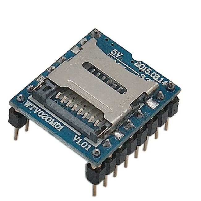 ماژول پخش فایل های صوتی مدل WTV020-SD کد k13052