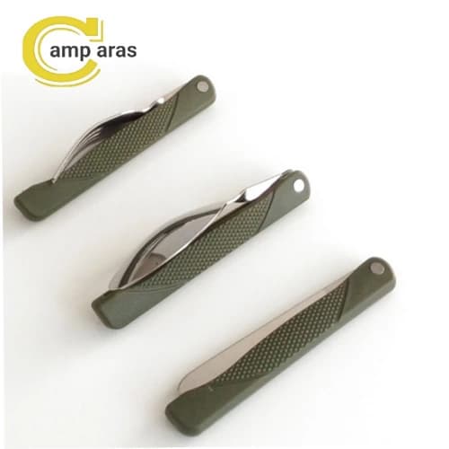 ست قاشق چنگال و کارد سفری تاشو مدل Kit-3pac — تصویر ۲