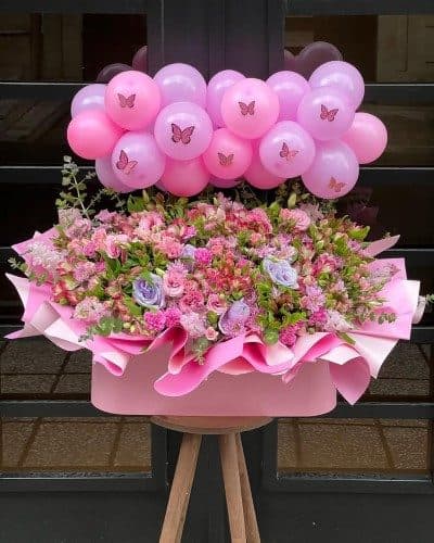 گل برای تبریک بازگشت از سفر زیارتی