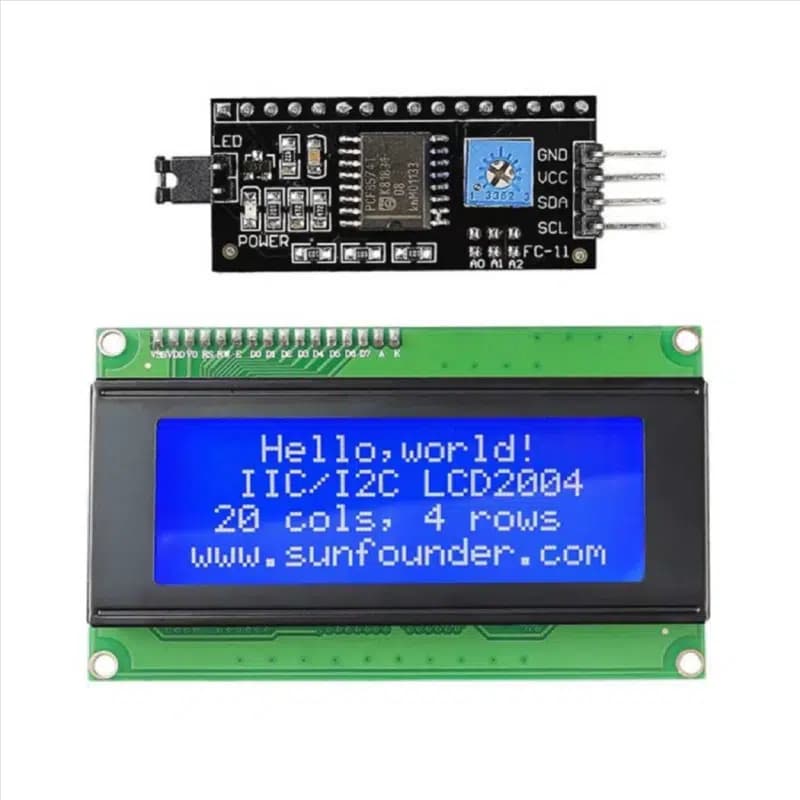 LCD کاراکتری بک لایت 4*20 سبز