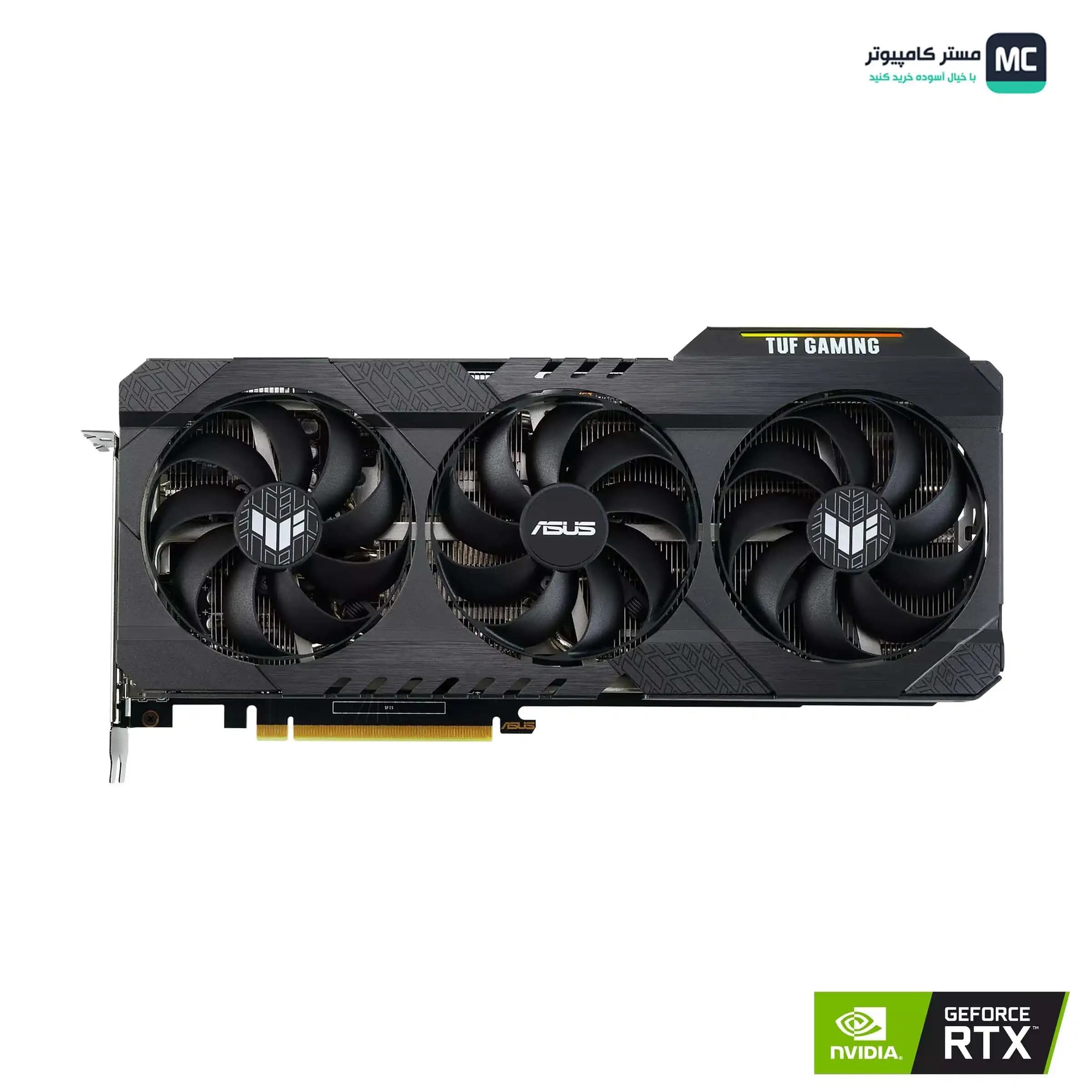 کارت گرافیک ایسوس TUF RTX 3060TI O8G V2 GAMING (درحدنو) — تصویر ۲