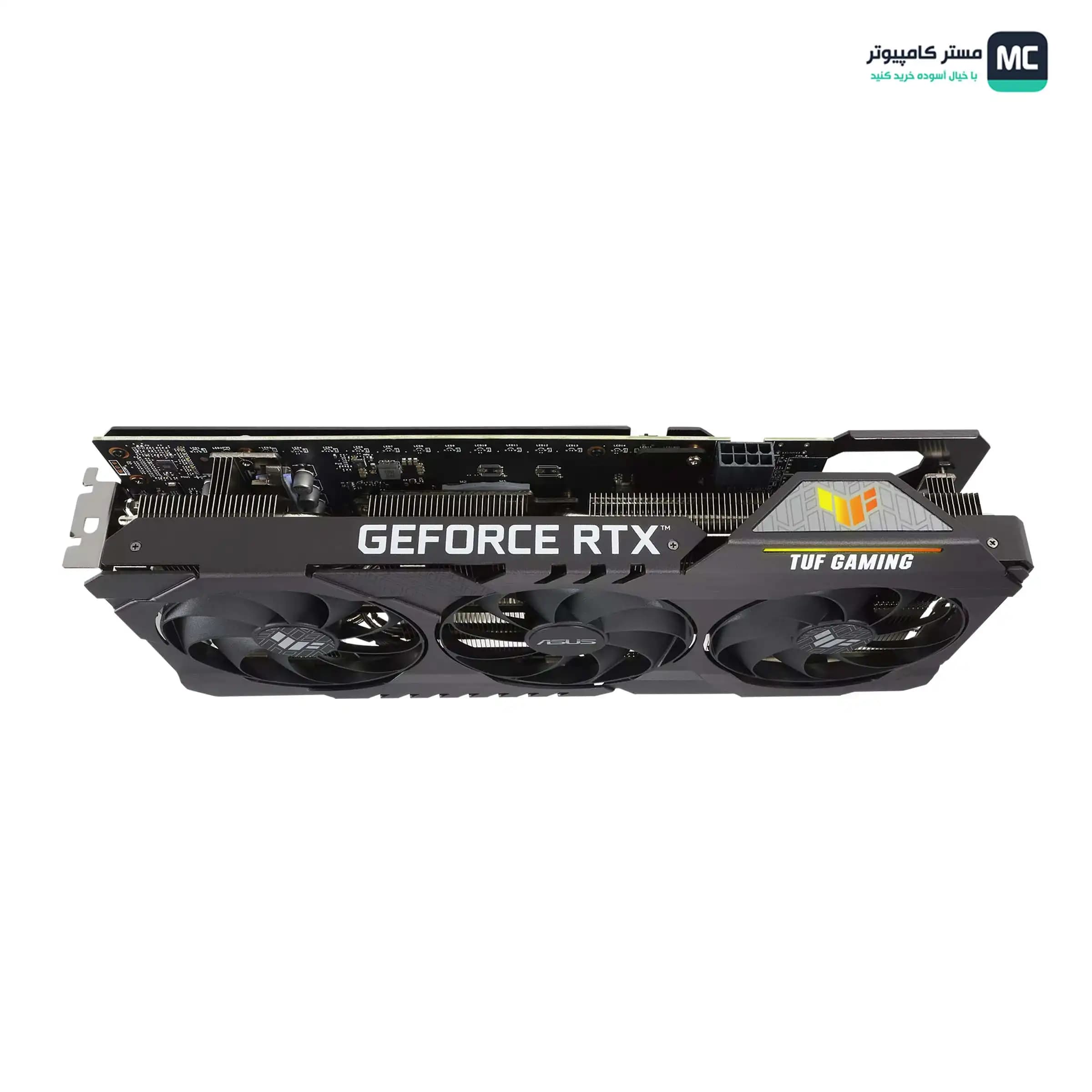 کارت گرافیک ایسوس TUF RTX 3060TI O8G V2 GAMING (درحدنو) — تصویر ۵