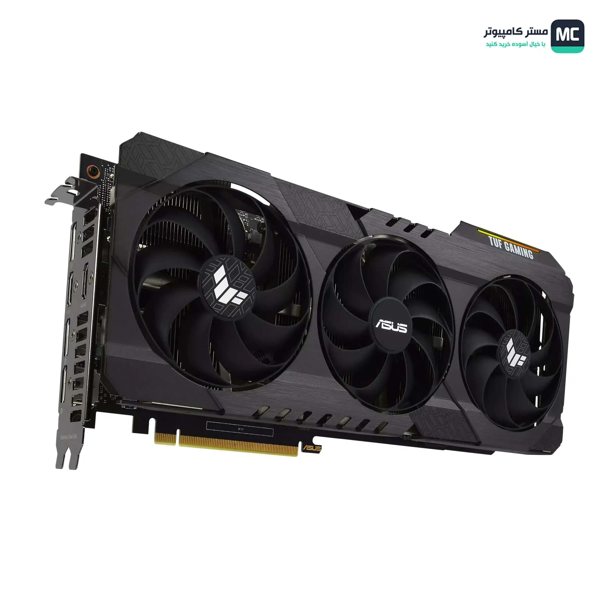 کارت گرافیک ایسوس TUF RTX 3060TI O8G V2 GAMING (درحدنو) — تصویر ۴