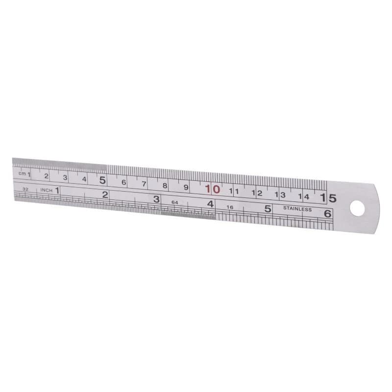 خط کش فلزی 15cm