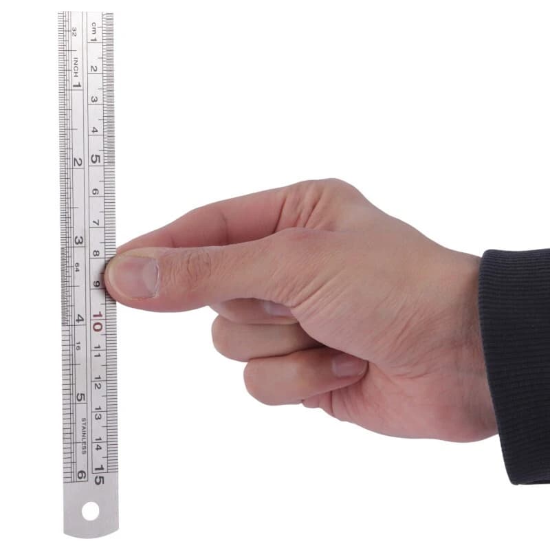 خط کش فلزی 15cm — تصویر ۴