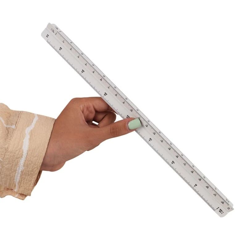 خط کش پلاستیکی اشل تیبل Table 30cm — تصویر ۴